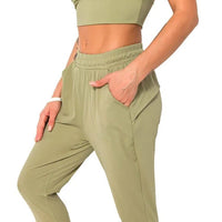 Bomber pantalon de yoga et pilates pour femme