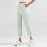 Adhocia Pantalon de survetement vintège vert pastel femmes