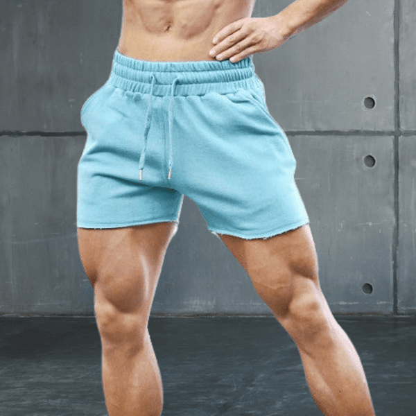 Shorts Coton Respirant Fitness-Yoga d'entrainement homme