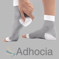 socquettes de compression de sport blanche