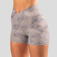 Short de sport imprimé style yoya pilates femme.