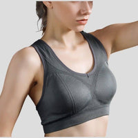 Nouveaux sous-vêtements de sport fitness femmes bretelles doubles fixes parfait pour le yoga et le pilates.