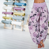 Bloomer pantalon parme sarouel féminin  de yoga