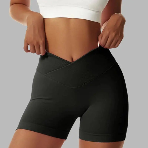Short outfit sport sans couture pour femme
