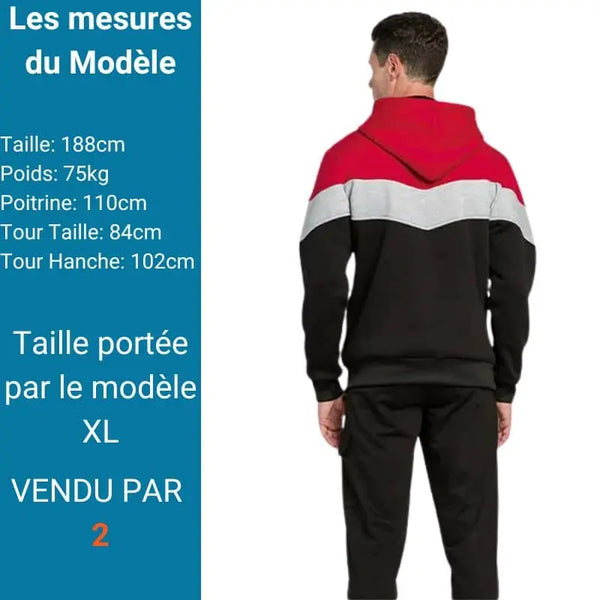 Survètement 2 pièces coton homme adhocia