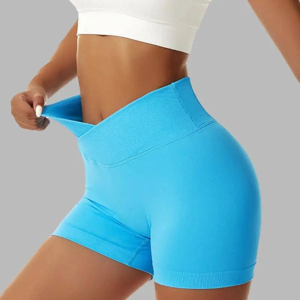 Short outfit sport sans couture pour femme