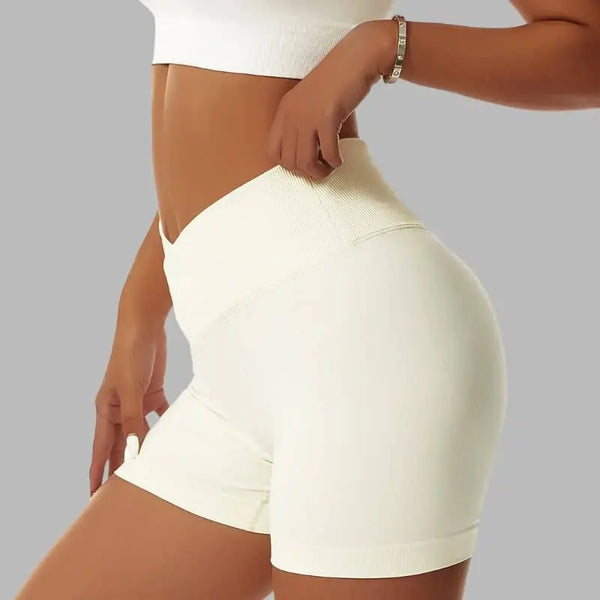 Short outfit sport sans couture pour femme