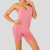 Combinaison Bodyyoga sans manches et short court pour femme
