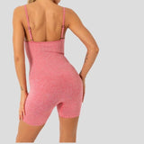 Combinaison Bodyyoga sans manches et short court pour femme