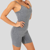 Combinaison Bodyyoga sans manches et short court pour femme
