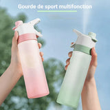 Bouteille de sport 2 en 1 spray et gourde adhocia