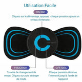 Patch stimulateur musculaire, autocollant