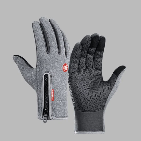 Gants unisex tactiles polaire ultra déperlant Noir - Isotoner