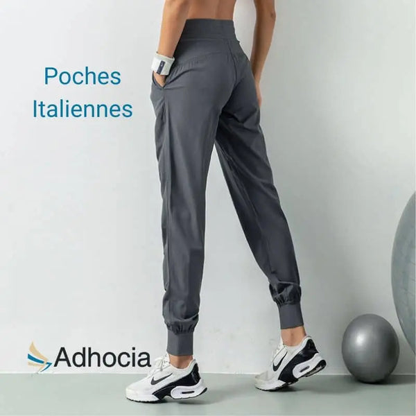 Pantalon de yoga et pilates large pour femme Adhocia