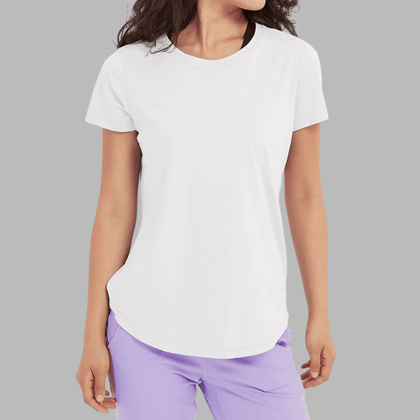 T-shirt d'entraînement de sport yoga à manches courtes pour femme