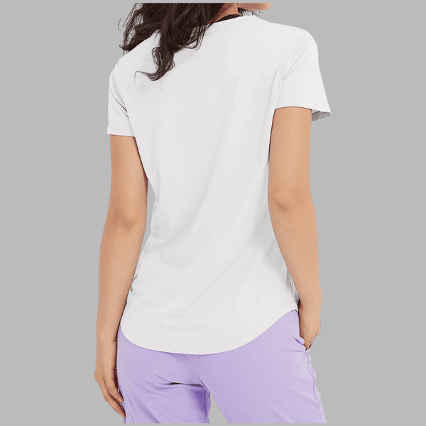 T-shirt d'entraînement de sport yoga à manches courtes pour femme