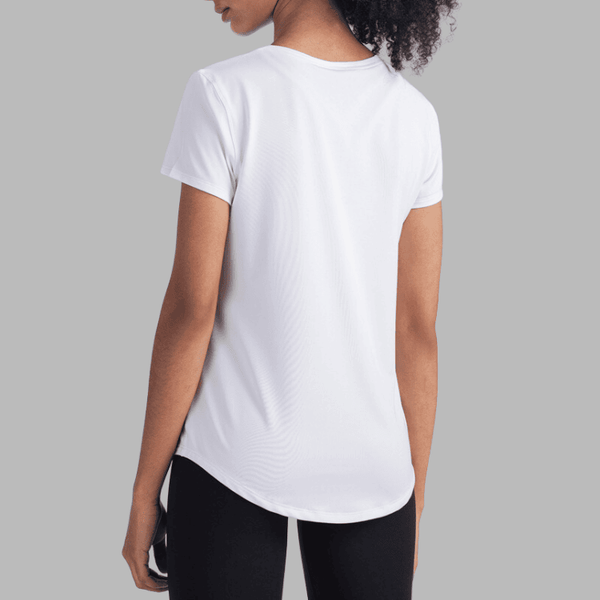 T-shirt d'entraînement de sport yoga à manches courtes pour femme