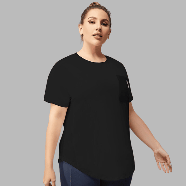 Tee.Shirt femmes respirant de sport de grande taille – Adhocia