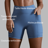 Bermuda Short De Sport Antibactérien De Yoga Et Pilates