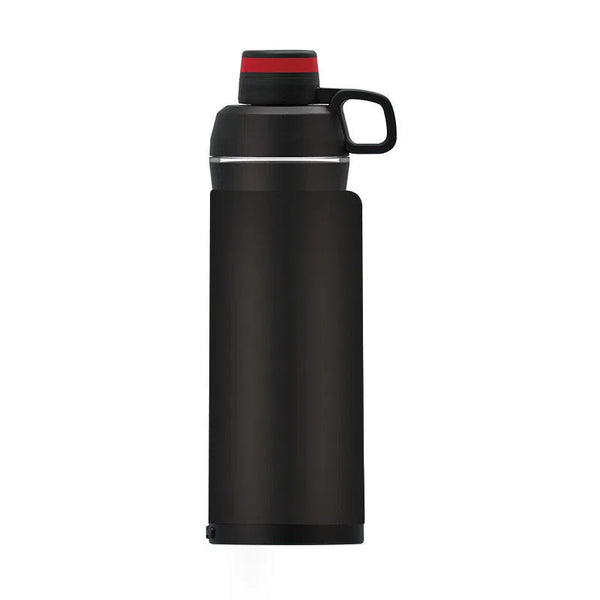 Gourde bouteille de sport avec rangement.