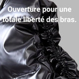 Doudoune femme matelassée lumineux sans manches à effet de brillance