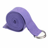 Adhocia™ Sangle de yoga d'étirement 100% coton  pour vous aider à réaliser toutes vos postures en confort et progresser au fil des séances.