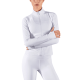 Tenue de yoga veste zippée et legging femme
