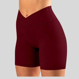 83-Cat le Short court de yoga ceinture en forme de V .