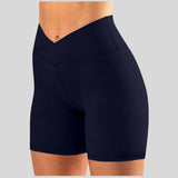 83-Cat le Short court de yoga ceinture en forme de V .