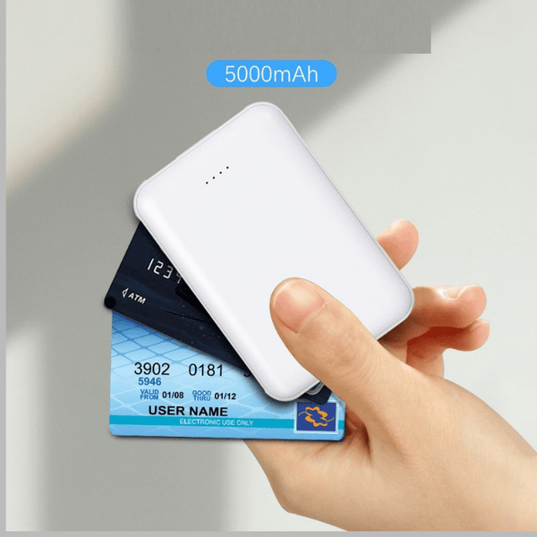 Blitz mini batterie blanche rechargeable pour vêtements chauffant
