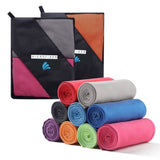 78- Serviette de yoga bleu-ciel légère ultra absorbante et séchage rapide