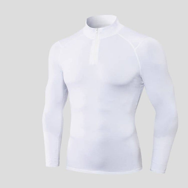 33- Sweat zippé homme à col rond droit pour le yoga