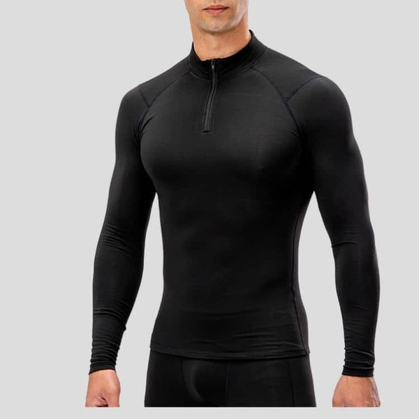 33- Sweat zippé homme à col rond droit pour le yoga
