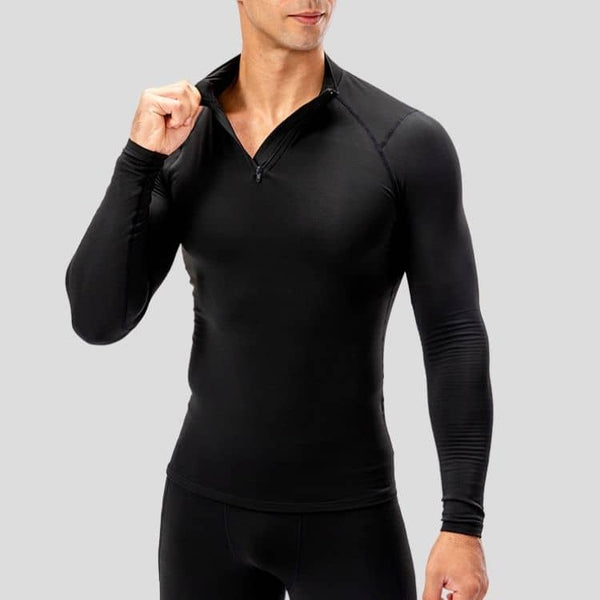 33- Sweat zippé homme à col rond droit pour le yoga