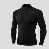33- Sweat zippé homme à col rond droit pour le yoga