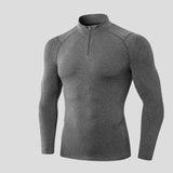 33- Sweat zippé homme à col rond droit pour le yoga