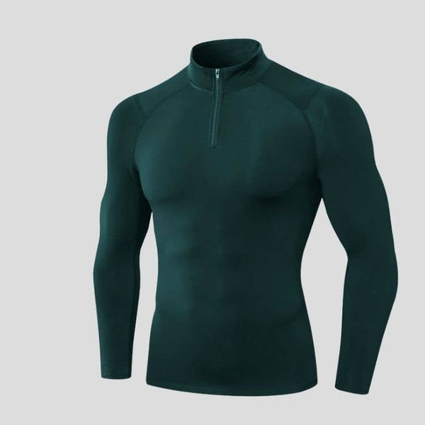 33- Sweat zippé homme à col rond droit pour le yoga