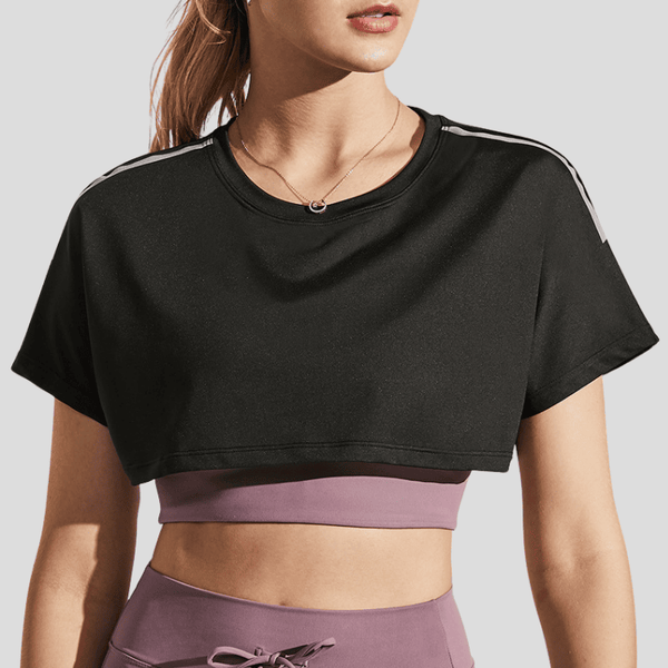 92- Tee-Shirt Crop sans manche