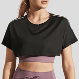 92- Tee-Shirt Crop sans manche