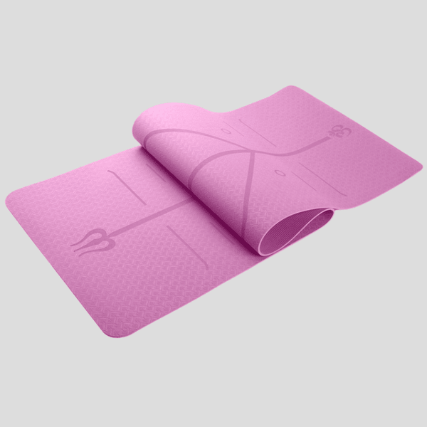 Tapis de yoga naturel haute performance hévéa