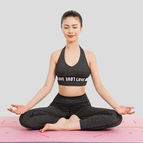 Tapis de yoga grande surface correcteur de posture d'alignement